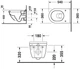 Унитаз подвесной DURAVIT Starck 3 2225090000 с сиденьем Starck 3 0063890000 Soft Close - изображение 3