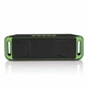 Акустична система UKC портативна колонка Megabass A2DP Stereo Bluetooth USB FM 20см Зелено-чорна (SC-208-3) - зображення 2