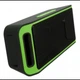 Акустична система UKC портативна колонка Megabass A2DP Stereo Bluetooth USB FM 20см Зелено-чорна (SC-208-3) - зображення 3