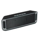 Акустична система UKC портативна колонка Megabass A2DP Stereo Bluetooth USB FM 20см Сіро-чорна (SC-208-1) - зображення 1