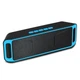 Акустична система UKC портативна колонка Megabass A2DP Stereo Bluetooth USB FM 20см Синьо-чорна (SC-208-4) - зображення 1