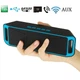 Акустична система UKC портативна колонка Megabass A2DP Stereo Bluetooth USB FM 20см Синьо-чорна (SC-208-4) - зображення 2
