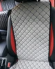 Накидки из эко-кожи (комплект) AMI.AUTO на сиденья Toyota RAV4 V 2018+ светло серые - изображение 8