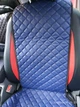 Накидки из эко-кожи (комплект) AMI.AUTO на сиденья Jaguar XF X260 синие - изображение 4