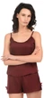Комплект (майка+шорты) BARWA garments 0166/72 M Бордовый (2111660722589) - изображение 1