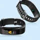 Фітнес браслет Smart Band MX ID115 Plus Тонометр (Color Screen) Чорний (SBID115PB) - зображення 5