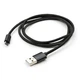 Дата кабель USB 2.0 AM to Micro 5P 1m nylon black Vinga (VCPDCMNB1BK) - изображение 5