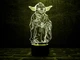 Змінна пластина для 3D ламп "Йода" 3DTOYSLAMP - зображення 1