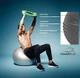 Мяч для фитнеса (фитбол) полумассажный PowerPlay 4003 Ø65 cm Gymball Серый + насос - изображение 8