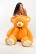 Величезний плюшевий ведмедик Teddy Boom Томмі 2 метри карамель - зображення 2