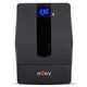 ИБП NJOY Horus Plus 1000 (PWUP-LI100H1-AZ01B), Lin.int., AVR, 4 x евро, USB, LCD, пластик - изображение 1