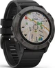 Розумні годинник Garmin Fenix 6X Pro Sapphire Carbon Grey DLC with Black Band (010-02157-11); 1.4" (280x280) TFT / 32 ГБ вбудованої / Bluetooth 4.0 / Wi-Fi, GPS, GLONASS, NFC / до 21 дня / 10 ATM / 51 х 51 х 14.9 мм, 93 г / чорний - зображення 3