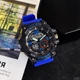 Наручний годинник AlexMosh чоловічі Sanda Blue-Black (35629) - зображення 2