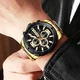 Наручний годинник Curren 8336 Gold-Black - изображение 2