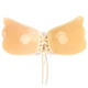 Силіконовий бюстгальтер невидимка Fly Bra Invisible Bra Флай Бра бежевий B - зображення 5