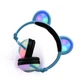 Наушники LINX Bear Ear Headphone Наушники с медвежья ушками LED подсветка 350 mAh Голубой (SUN1861) - изображение 2