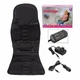 Массажная вибрационная накидка в авто, на кресло Massage Robotic Cushion удобная черного цвета (EL-320-18) - изображение 1