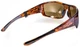 Очки поляризационные защитные 2в1 BluWater Babe Winkelman Polarized (brown) коричневые - изображение 11