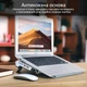 Охлаждающая подставка для ноутбука Promate AirBase-6 Grey (airbase-6.grey) - изображение 4