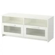 Тумба под телевизор IKEA BRIMNES белый 403.376.94 - изображение 1