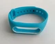 Ремешок Xiaomi Mi Band 2 MiJobs силиконовый с рамкой Голубой / Белый 1088P - изображение 1