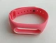 Ремешок Xiaomi Mi Band 2 MiJobs силиконовый с рамкой Розовый / Белый 1088P - изображение 1