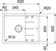 Кухонная мойка гранит FRANKE Basis BFG 611-62 (114.0565.090) серый камень - изображение 2