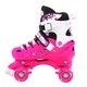 Раздвижные ролики квады Scale Sports малиновые, размер 34-38 - изображение 3