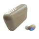 Bluetooth гарнітура / бездротовий навушник з мікрофоном HBQ Q32 Single Logo Beige (883350) - зображення 2
