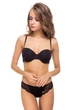 Комплект білизни: бюстгальтер push-up та трусики бразиліана Si e Lei 80B, 5(XL) Чорний (Nero) (47581) - зображення 1