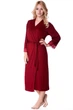 Комплект: халат и сорочка Fleri 48(XL) Бордо (33926) - зображення 4