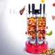 Электрошашлычница для дома вертикальная 1000Вт Livstar BBQ (LSU-1320) Красная - зображення 7