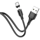 Кабель USB - micro USB Hoco X52 2.4A 1 метр Black магнітний (96369) - зображення 5
