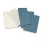 3 блокнот Moleskine Cahier маленьких блакитних CH013B44 - зображення 5
