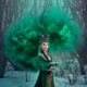 Цветная Дымовая шашка для фотосессий Maxsem 11х4 см зеленый, Средняя насыщенность - изображение 9