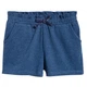 Шорти трикотажні для дівчинки H&M 0434037005 092 см (18-24 months) синій - зображення 1