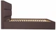 Кровать Sheffield Comfort 120 х 200 см Fly 2231 С подъемным механизмом и нишей для белья Темно-коричневая - изображение 4