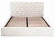 Ліжко Coventry Comfort 140 х 190 см Місті Milk З підйомним механізмом та нішою для білизни Бежеве - зображення 2