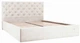 Ліжко Coventry Comfort 140 х 190 см Місті Milk З підйомним механізмом та нішою для білизни Бежеве - зображення 3