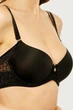 Бюстгальтер с уплотнённой чашкой Marc & Andre 80A Чёрный (65053) - изображение 4