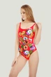 Купальник слитный с мягкой чашкой Marc & Andre 46B/L Красный микс (65363) - изображение 1