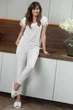 Пижама: блуза и брюки Effetto 48(XL) Белый (White) (65899) - изображение 1