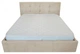 Кровать Двуспальная Manchester Comfort 160 х 200 см Мисти Milk A1 С подъемным механизмом и нишей для белья Бежевая - изображение 2