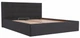 Кровать Двуспальная Chester Comfort 180 х 200 см Мисти Dark Grey С подъемным механизмом и нишей для белья Темно-серая - изображение 2