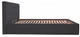 Кровать Двуспальная Chester Comfort 180 х 200 см Мисти Dark Grey С подъемным механизмом и нишей для белья Темно-серая - изображение 4