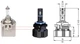 Автолампы LED Н7 ZES G7D06 5000Lm 40Watt Canbus Golf 6 Passat B7 Tiguan Touran Mercedes Sprinter 906 - изображение 6