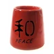 Аромалампа керамическая Peace Красная 10,5х10,5х10,5 см - изображение 1