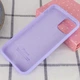 Чехол Silicone Case Full Protective (AA) для Apple iPhone 11 (6.1") Сиреневый / Dasheen Без бренда - изображение 3