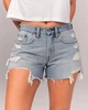 Шорты Abercrombie & Fitch AF8065W W24 Голубой - изображение 3