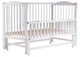 Кровать Babyroom Еліт резьба, маятник, откидной бок DER-6 бук белый - изображение 3